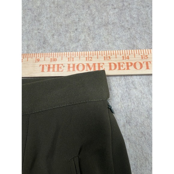 Papillon Paris Vianco Vintage Olive Green Pleated Pants‎ Size 4 Trousers Lined - Picture 10 of 12